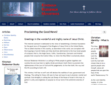Tablet Screenshot of kinsmanredeemer.com